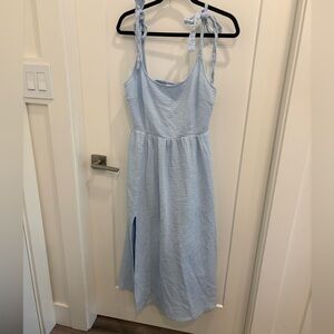 PRIV MAXI DRESS BABY BLUE XL
